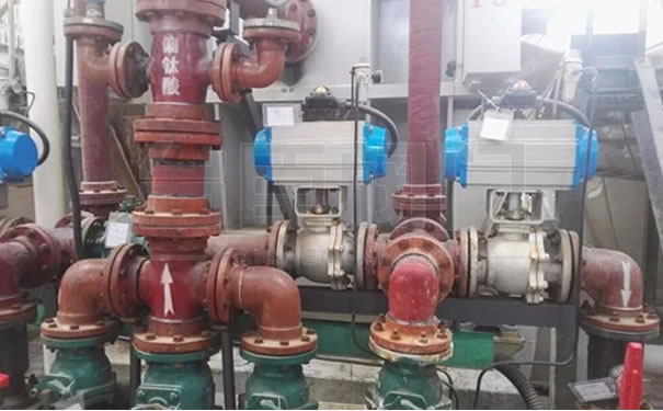 四川某公司采購臺臣不銹鋼氣動球閥